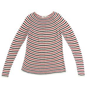 Vineyard Vines Cotton Striped Knit Beach Sweater, Red White & Navy Size XS